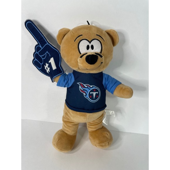 Good Stuff Other - Good Stuff Tennessee Titans Plush Bear 14" Tan Excellent NFL Foam Finger‎